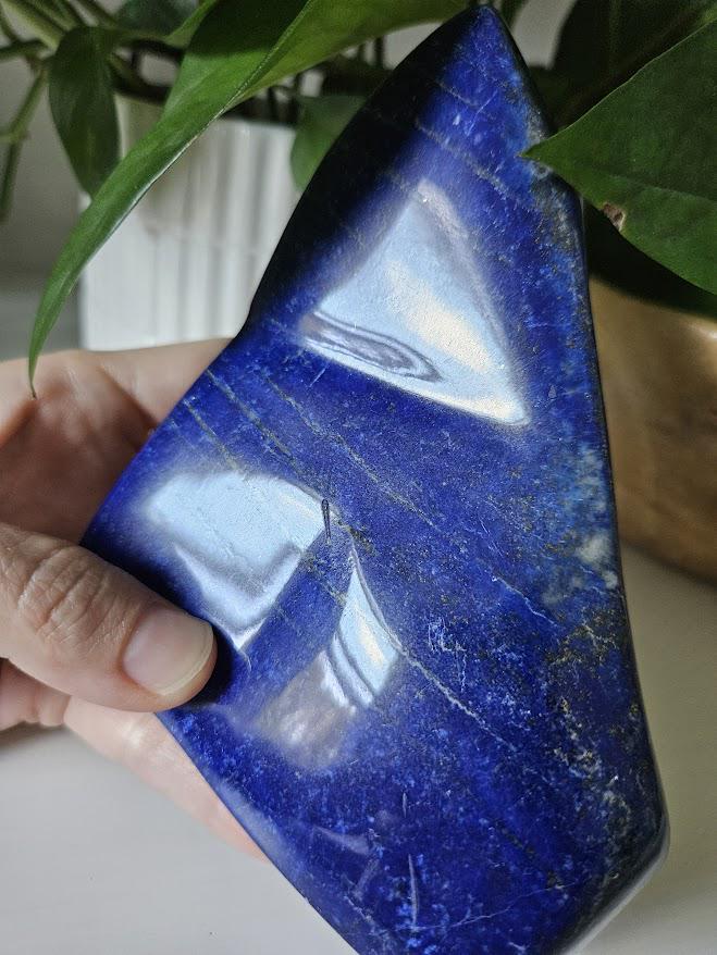 Polished Lapis Lazuli Stone: Blue Lapis Freeform from Afghanistan, Intuition - Image 8