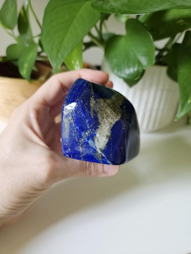 Polished Lapis Lazuli Freeform: Intuition Stone, Afghanistan Origin - Image 6