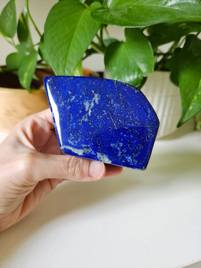 Polished Lapis Lazuli Freeform: Intuition Stone, Afghanistan Origin - Image 3