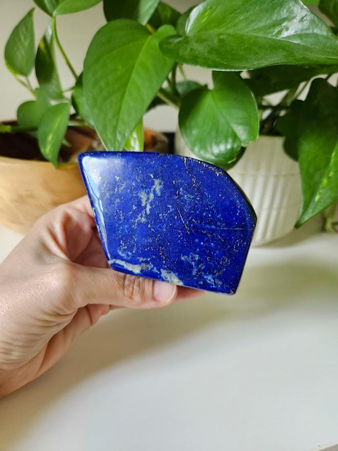 Polished Lapis Lazuli Freeform: Intuition Stone, Afghanistan Origin - Image 2