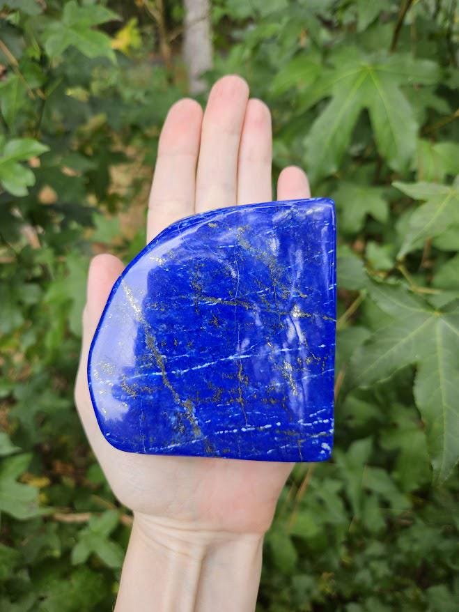 Quality Lapis Lazuli Freeform: Polished Lapis Stone from Afghanistan, Intuition - Image 4