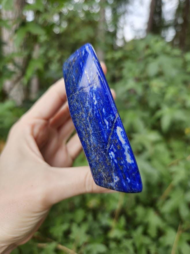 Quality Lapis Lazuli Freeform: Polished Lapis Stone from Afghanistan, Intuition - Image 8