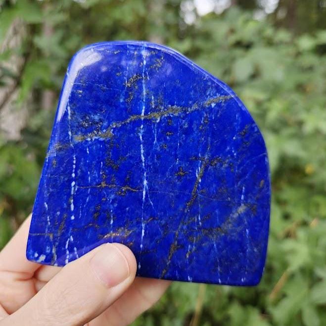 Quality Lapis Lazuli Freeform: Polished Lapis Stone from Afghanistan, Intuition