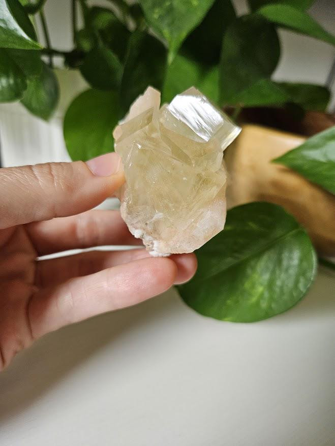 Quality Green Apophyllite and Peach Stilbite Cluster: Natural Crystal Specimens, India - Image 7