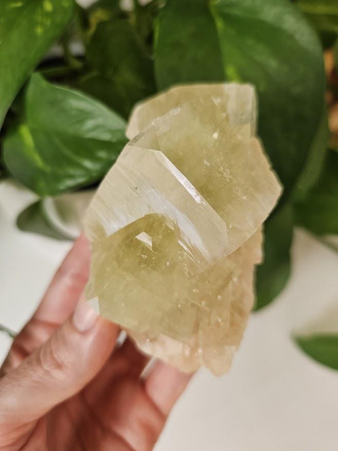 Quality Green Apophyllite and Peach Stilbite Cluster: Natural Crystal Specimens, India - Image 2