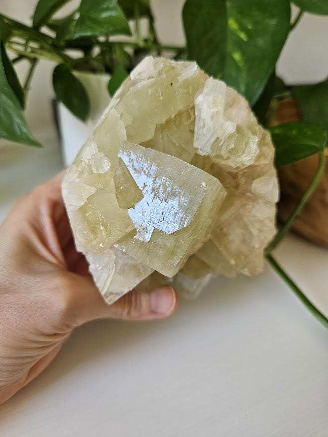Green Apophyllite and Peach Stilbite Cluster: Natural Crystal Specimens, India - Image 9