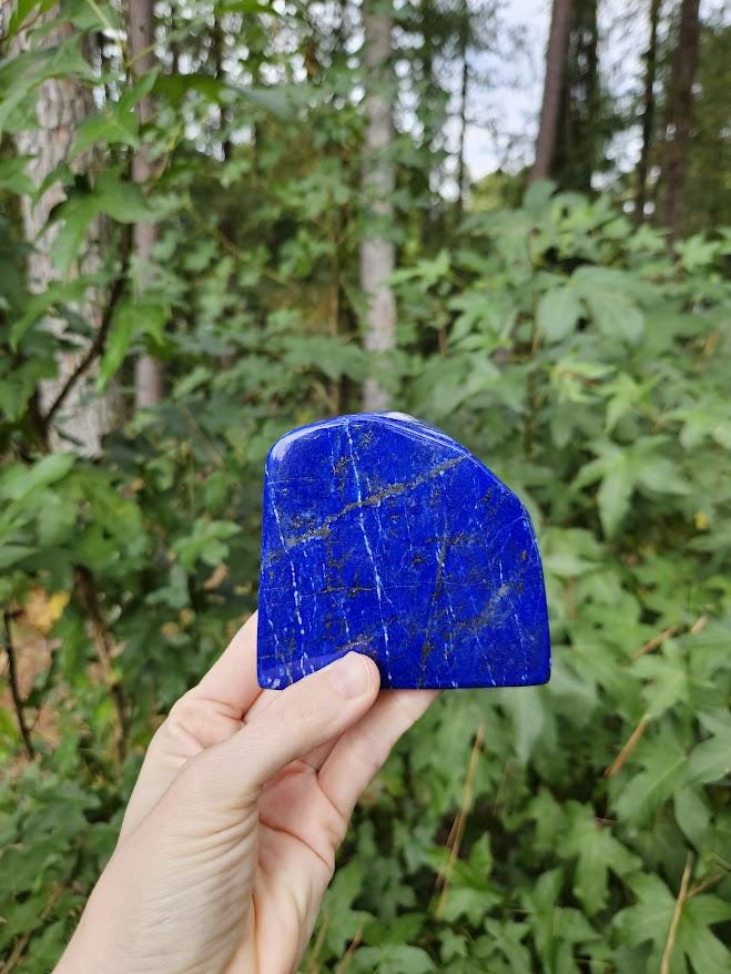 Quality Lapis Lazuli Freeform: Polished Lapis Stone from Afghanistan, Intuition - Image 9