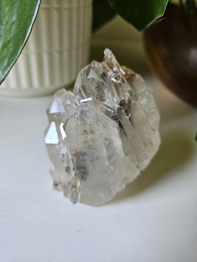 Lodolite Clear Quartz: Raw and Polished Brazilian Crystal - Image 2