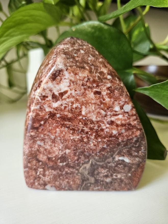 Quality Strawberry Jasper Freeform: Heart Chakra Crystals, Natural Home Decor - Image 7