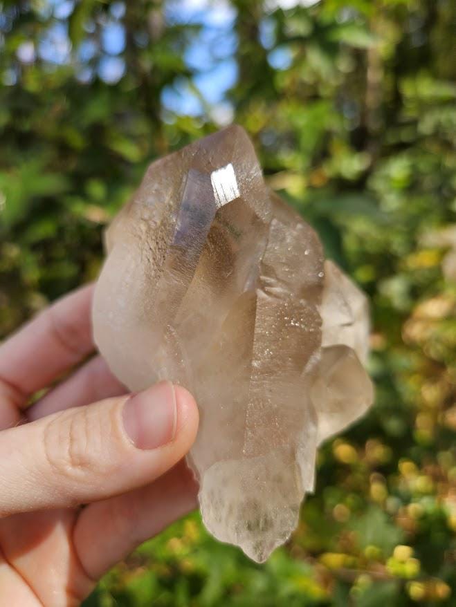 Natural Smoky Quartz Cluster: Bahia, Brazil Crystal - Grounding Crystals - Image 10
