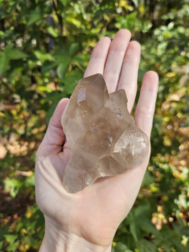 Natural Smoky Quartz Cluster: Bahia, Brazil Crystal - Grounding Crystals - Image 4