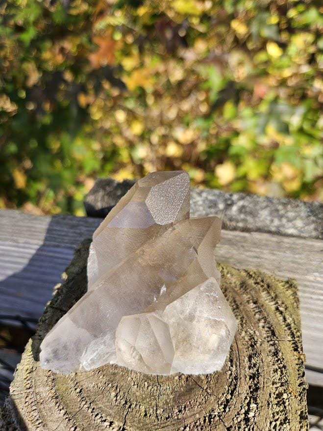 Natural Smoky Quartz Cluster: Bahia, Brazil Crystal - Grounding Crystals - Image 3