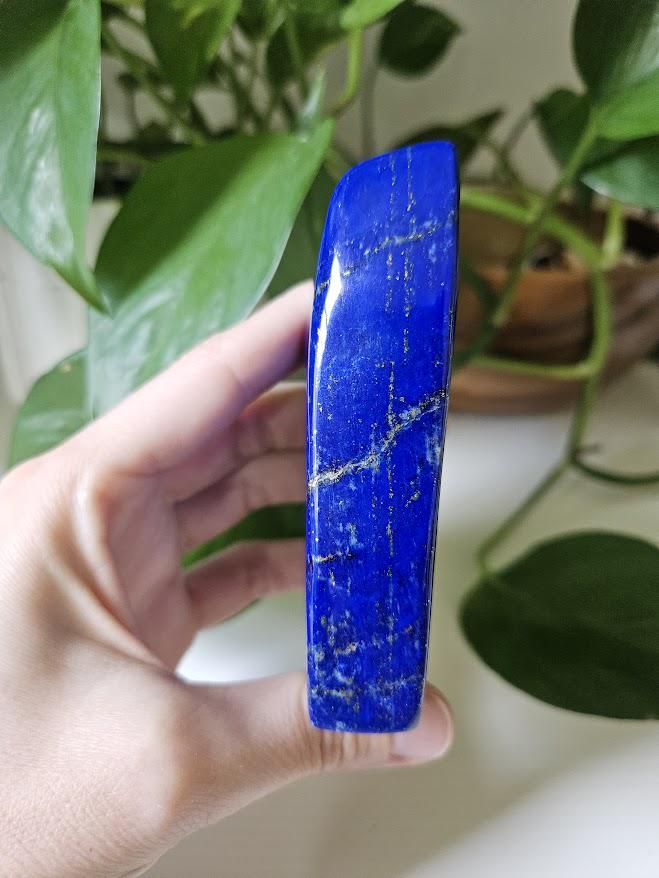 Quality Lapis Lazuli Freeform: Polished Blue Intuition Stone, Afghanistan - Image 4