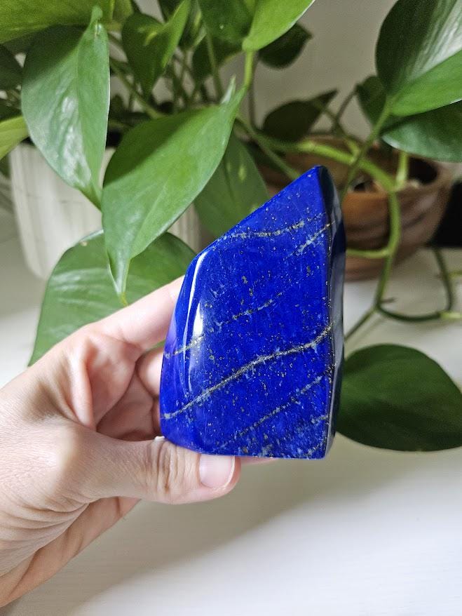 Quality Lapis Lazuli Freeform: Polished Blue Intuition Stone, Afghanistan - Image 6