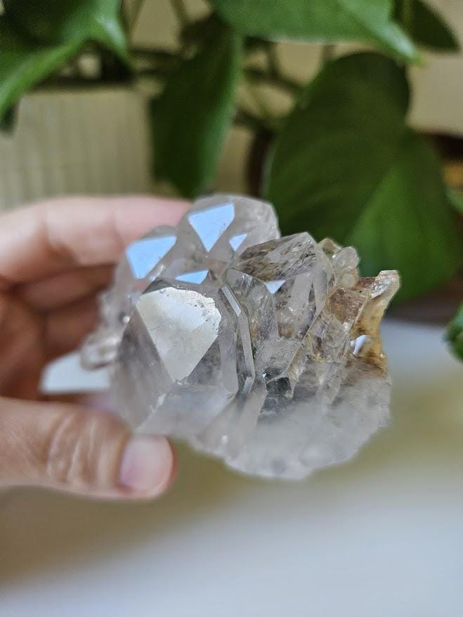 Lodolite Clear Quartz: Raw and Polished Brazilian Crystal - Image 5