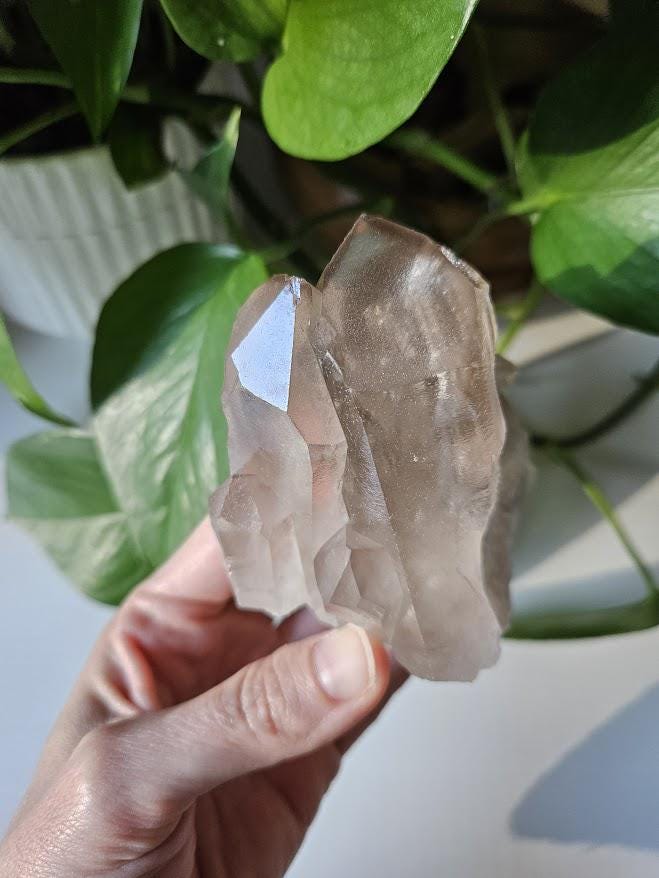 Natural Smoky Quartz Cluster: Bahia, Brazil Crystal - Image 3