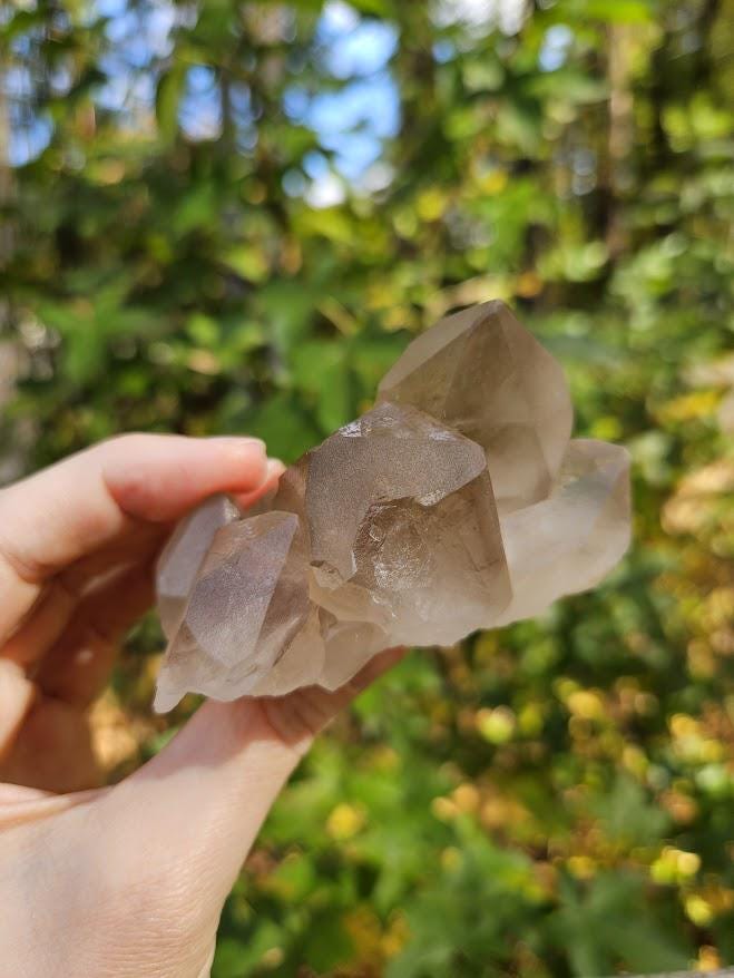 Natural Smoky Quartz Cluster: Bahia, Brazil Crystal - Grounding Crystals - Image 7