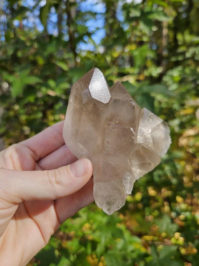 Natural Smoky Quartz Cluster: Bahia, Brazil Crystal - Grounding Crystals - Image 2