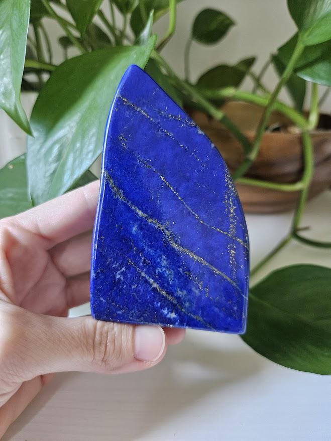 Quality Lapis Lazuli Freeform: Polished Blue Intuition Stone, Afghanistan - Image 2