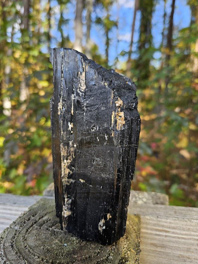 Large Black Tourmaline Crystal - Brazil, Grounding Crystals - Image 3