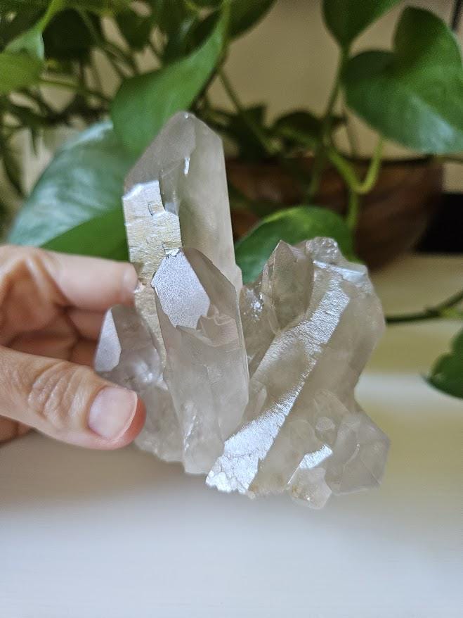 Natural Smoky Quartz Cluster: Bahia, Brazil Crystal - Root Chakra - Image 2