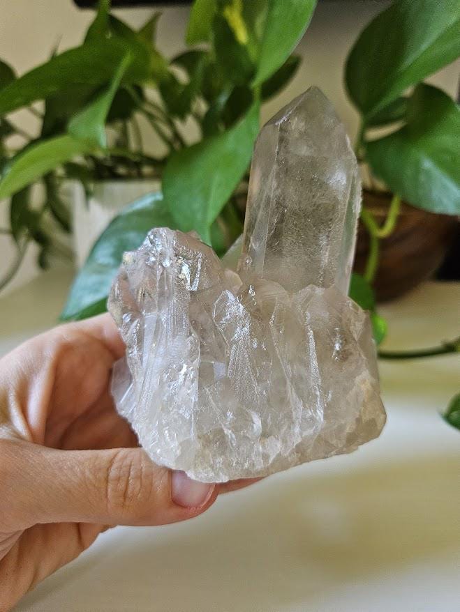 Natural Smoky Quartz Cluster: Bahia, Brazil Crystal - Root Chakra - Image 7