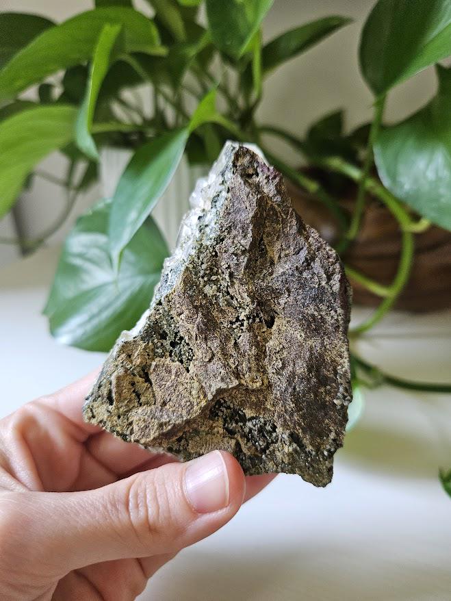 Raw Forest Quartz Cluster: Turkish Epidote and Quartz Crystal - Image 5