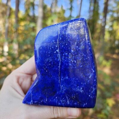 Quality Lapis Lazuli Freeform: Polished Blue Intuition Stone, Afghanistan