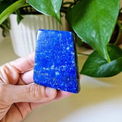 Raw and Polished Lapis Lazuli Freeform: Blue Lapis - Intuition Stone