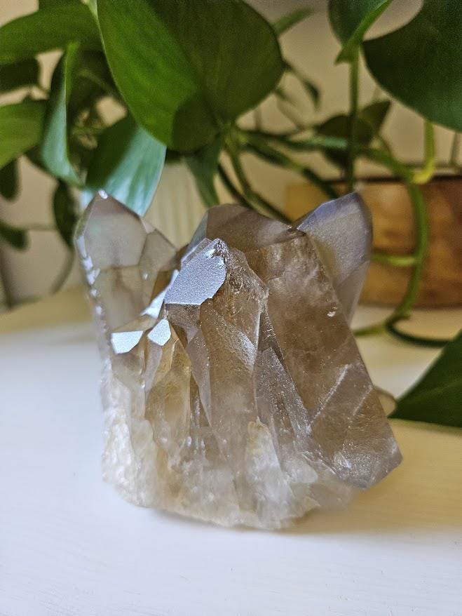 Large Smoky Quartz Cluster: Natural Brazilian Crystals - Bahia - Image 7