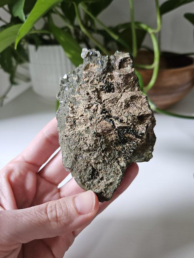 Raw Forest Quartz Cluster: Turkish Epidote and Quartz Crystal - Image 7